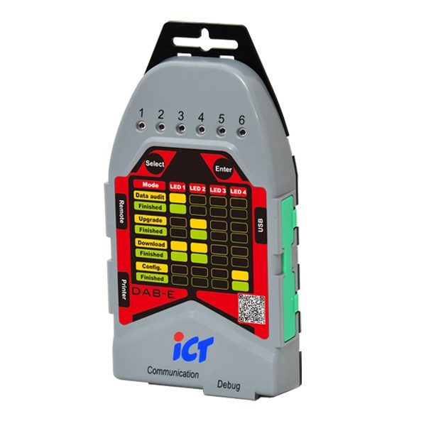 ICT DAB-E — Programmers & Service Tools shown from the front