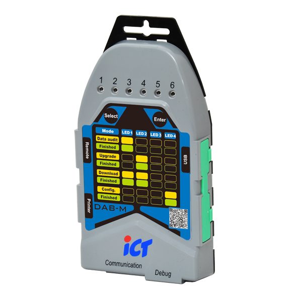 ICT DAB-M — Programmers & Service Tools shown from the front